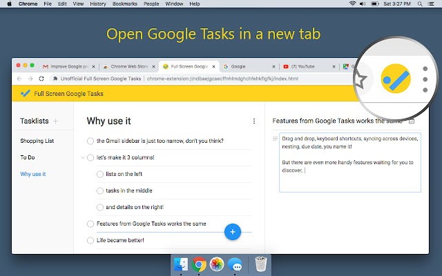 Full Screen for Google Tasks电脑版 截图1