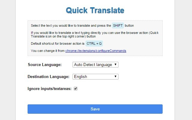 quick translate扩展