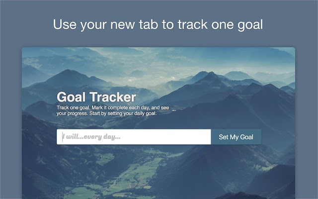 Daily Goal Tracker插件