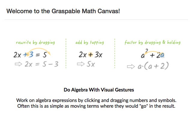 Graspable Math Sidebar谷歌插件 截图0