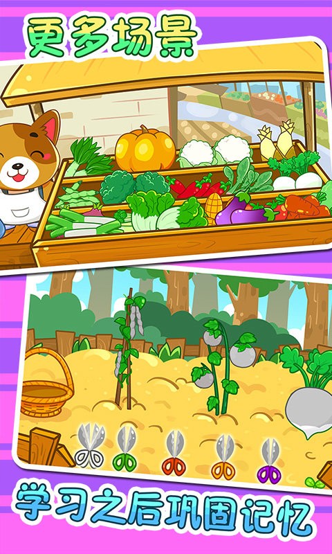 儿童宝贝认蔬菜游戏 截图2