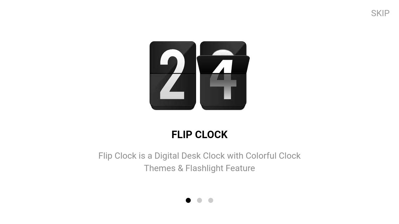 翻页时钟屏保fliqlo手机版(Flip Clock) 截图0
