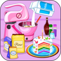烹制彩虹生日蛋糕免费版(Rainbow Cake)