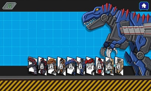 机械恐龙拼装大战游戏