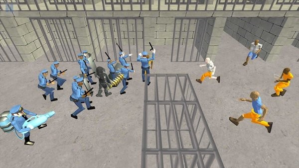 战斗模拟器监狱和警察解锁全部队版 截图1