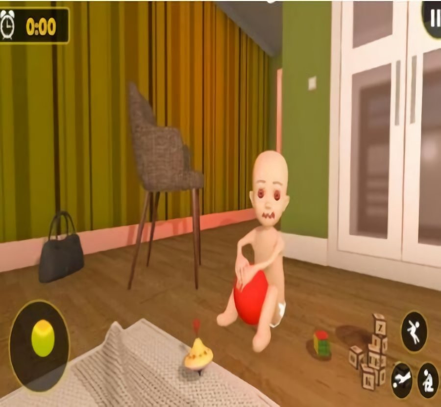 恐怖婴儿模拟器免费版(Hello baby Scary Granny Game A baby simulator) 截图2