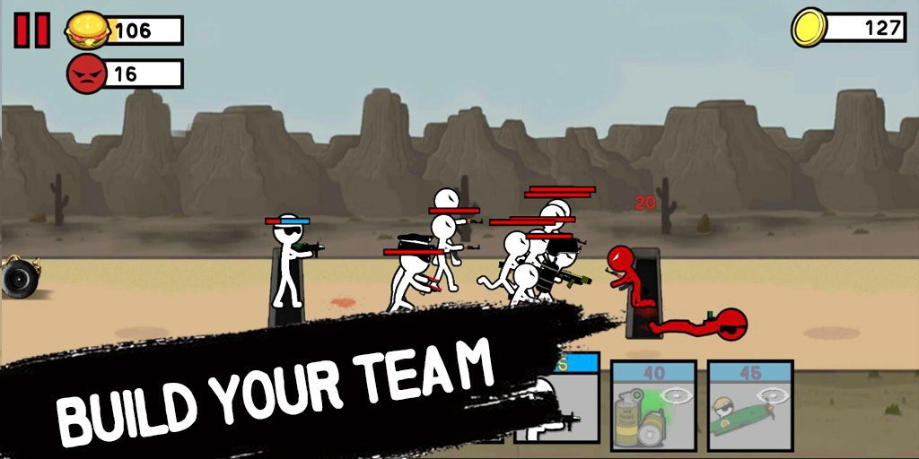 火柴人世界战争模拟器最新版(Stickman Army) v1.06 安卓版1