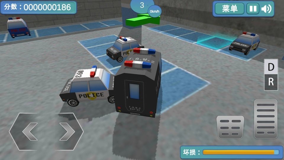 3D停车场停车警车版 截图3