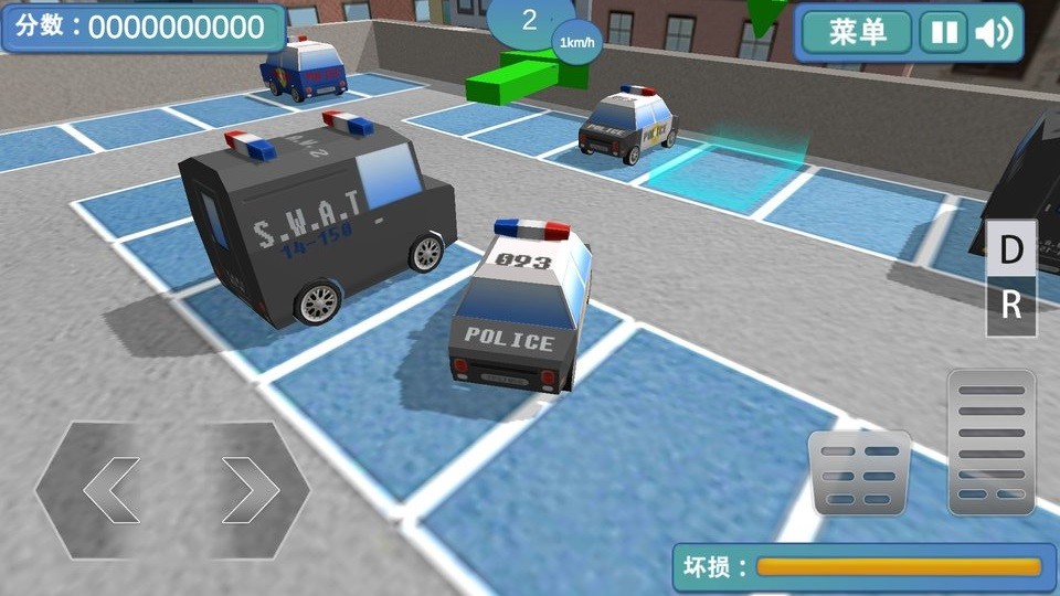 3D停车场停车警车版 截图1