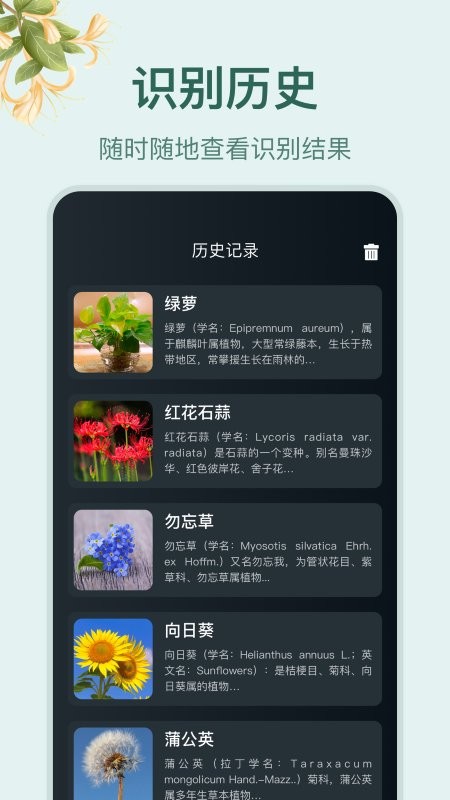 花草百科识别app免费版 v1.1 安卓版0