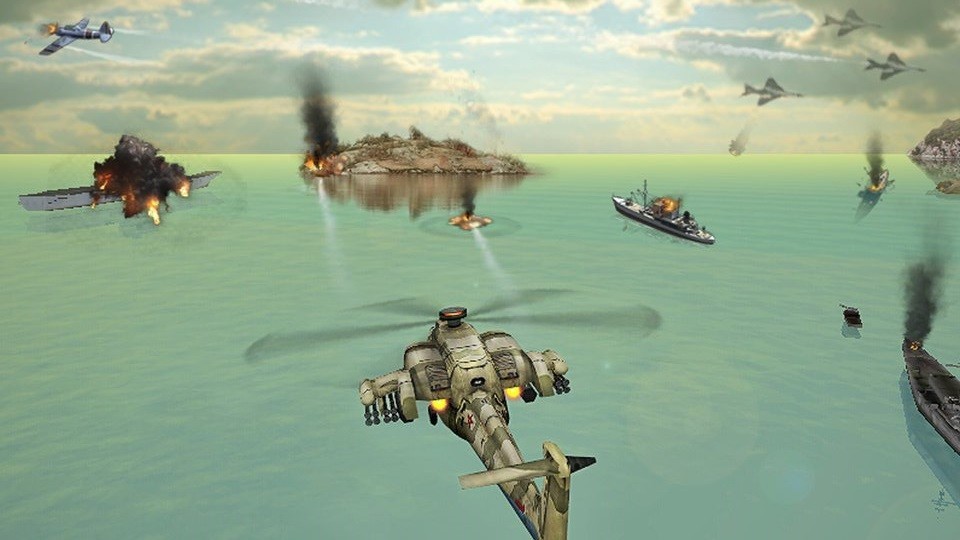 模拟直升机飞行游戏最新版 截图0