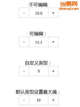 数字加减输入框插件(jQuery)