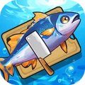 海上餐廳刮魚鱗