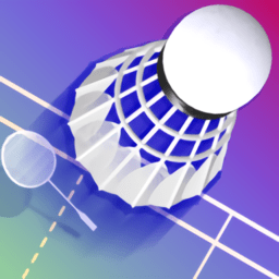羽毛球3d打擊