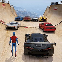 大坡道汽車特技