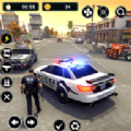 警車追逐小偷競速