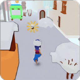 雪賽跑者