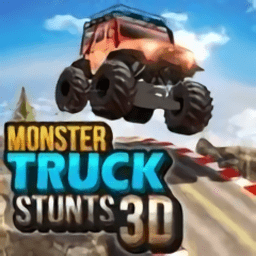 坡道怪物卡車3d