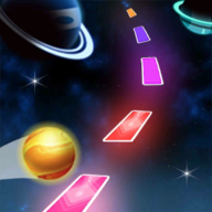 音樂球霓虹燈跳舞
