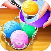 五彩冰淇淋制作商店