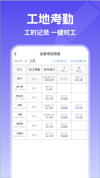工地記賬簿軟件 v7.6.2 0