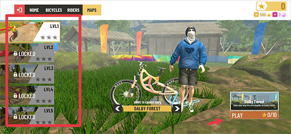 越野自行車特技2 v1.0 1