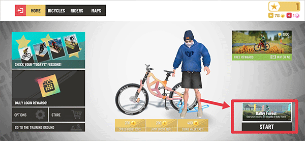 越野自行車特技2 v1.0 2