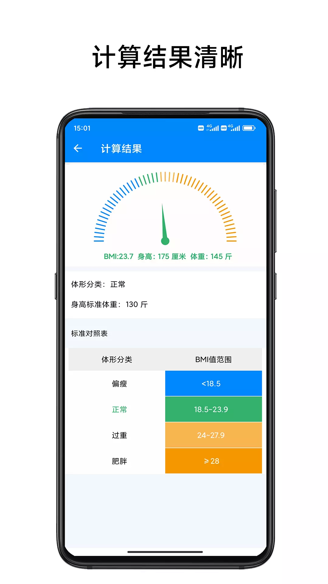雨杰BMI計算器app v2.21 安卓版 1