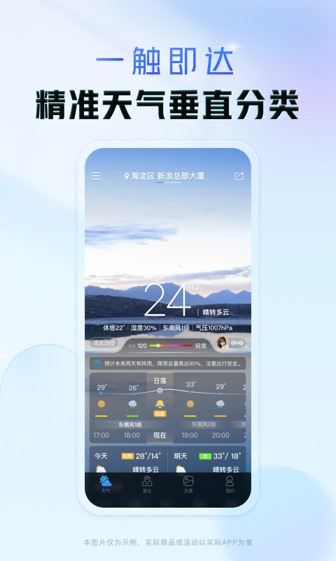 本地每日天氣通軟件 v9.18 安卓版 1