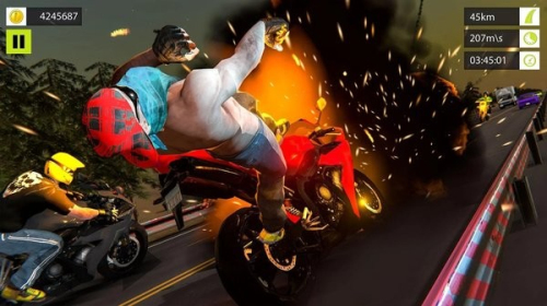 公路騎士摩托車賽車 v1.0.2 0