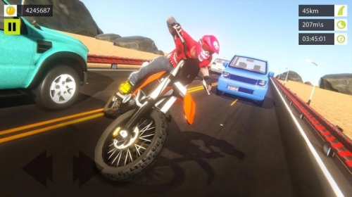 公路騎士摩托車賽車 v1.0.2 1