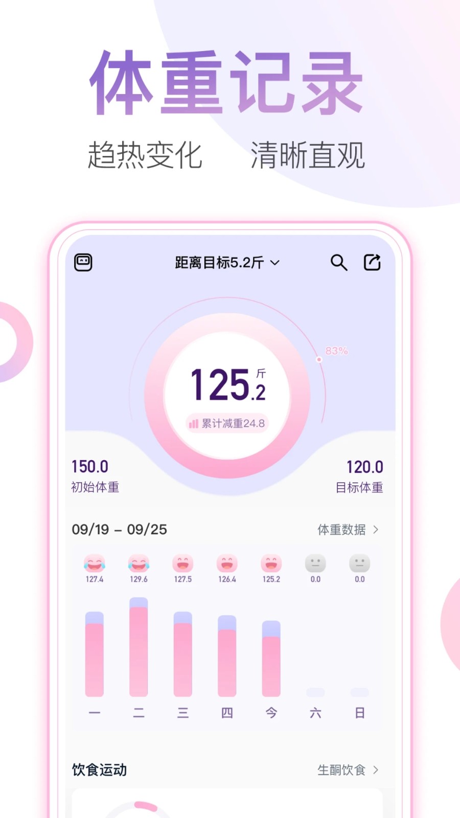 體重小本app v6.6.8 安卓版 1