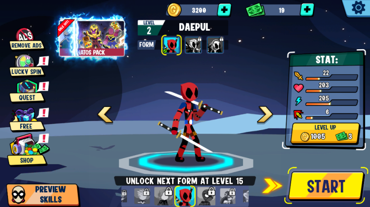 Stickman Superhero v3.7 0