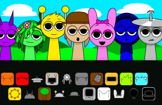 節(jié)奏盒子Sprunki黑夜模式 v1.1.1 1