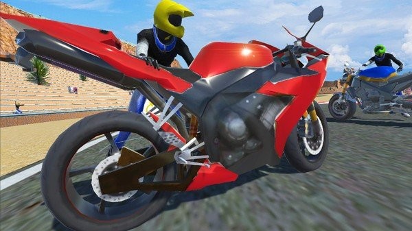公路摩托真實(shí)模擬3D v1.0 2