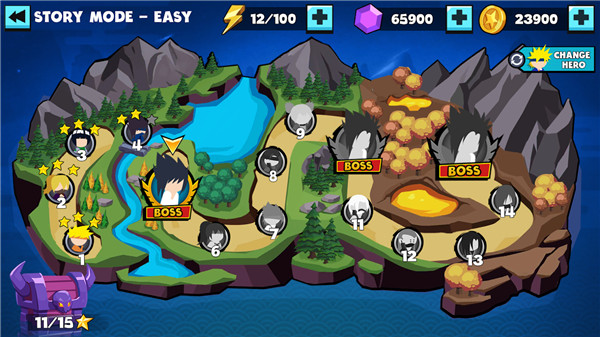 火柴人忍者忍者格斗 v6.7 1