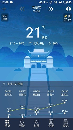 江蘇預(yù)警發(fā)布app v0.0.8安卓版 1