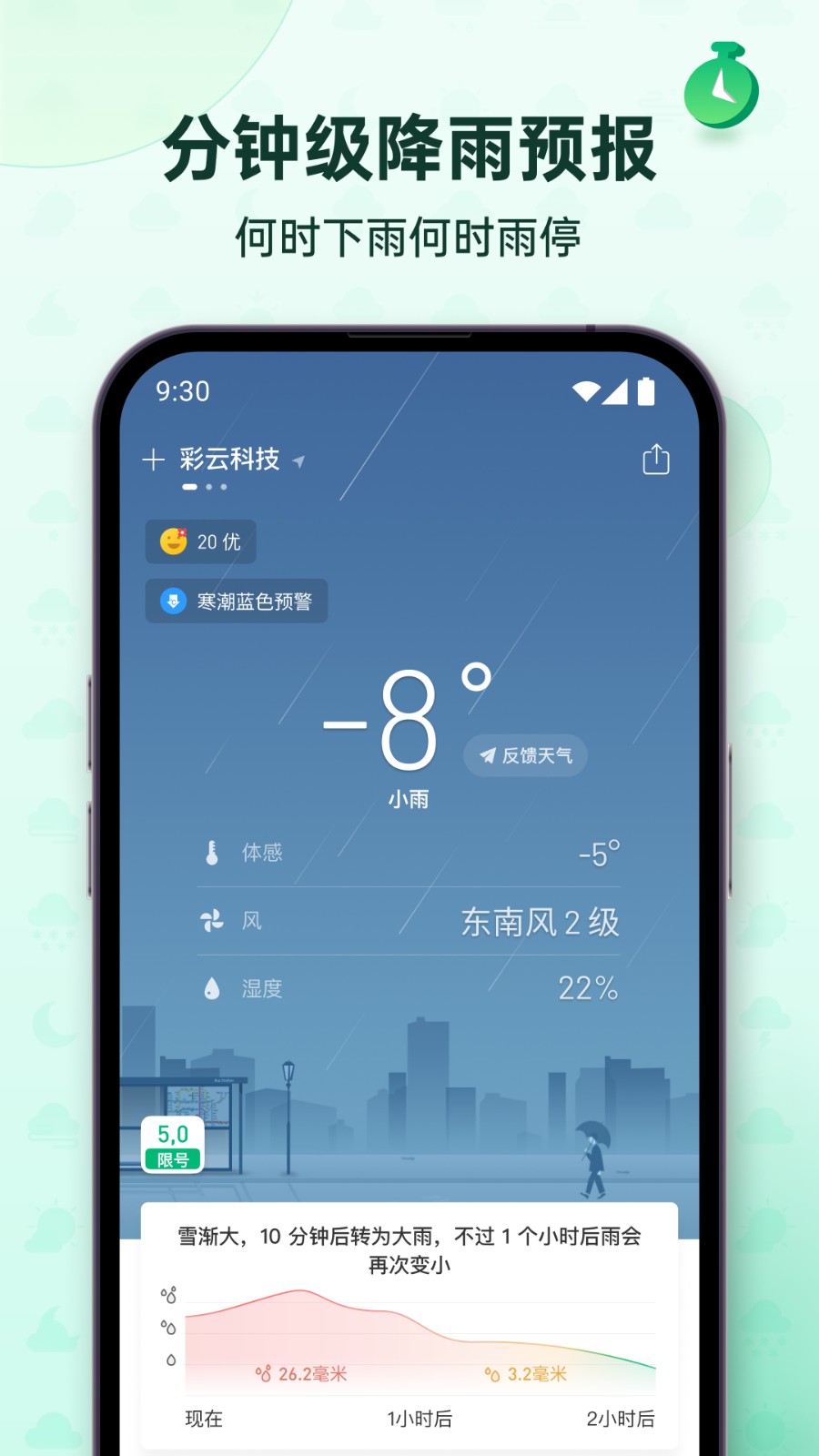 彩云天氣幾點幾分下雨最新版 v7.40.1 官方安卓版 0