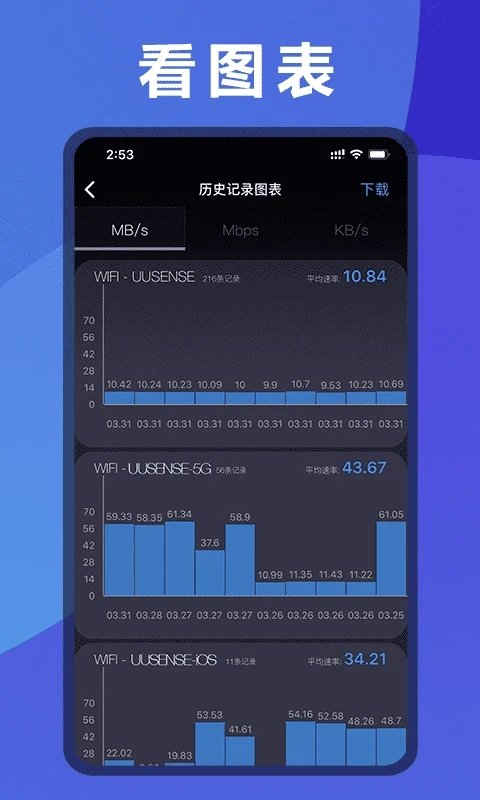 手機(jī)網(wǎng)速測(cè)試 v3.3.2安卓版 1