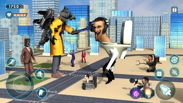 馬桶人城市英雄3d v1.15 1
