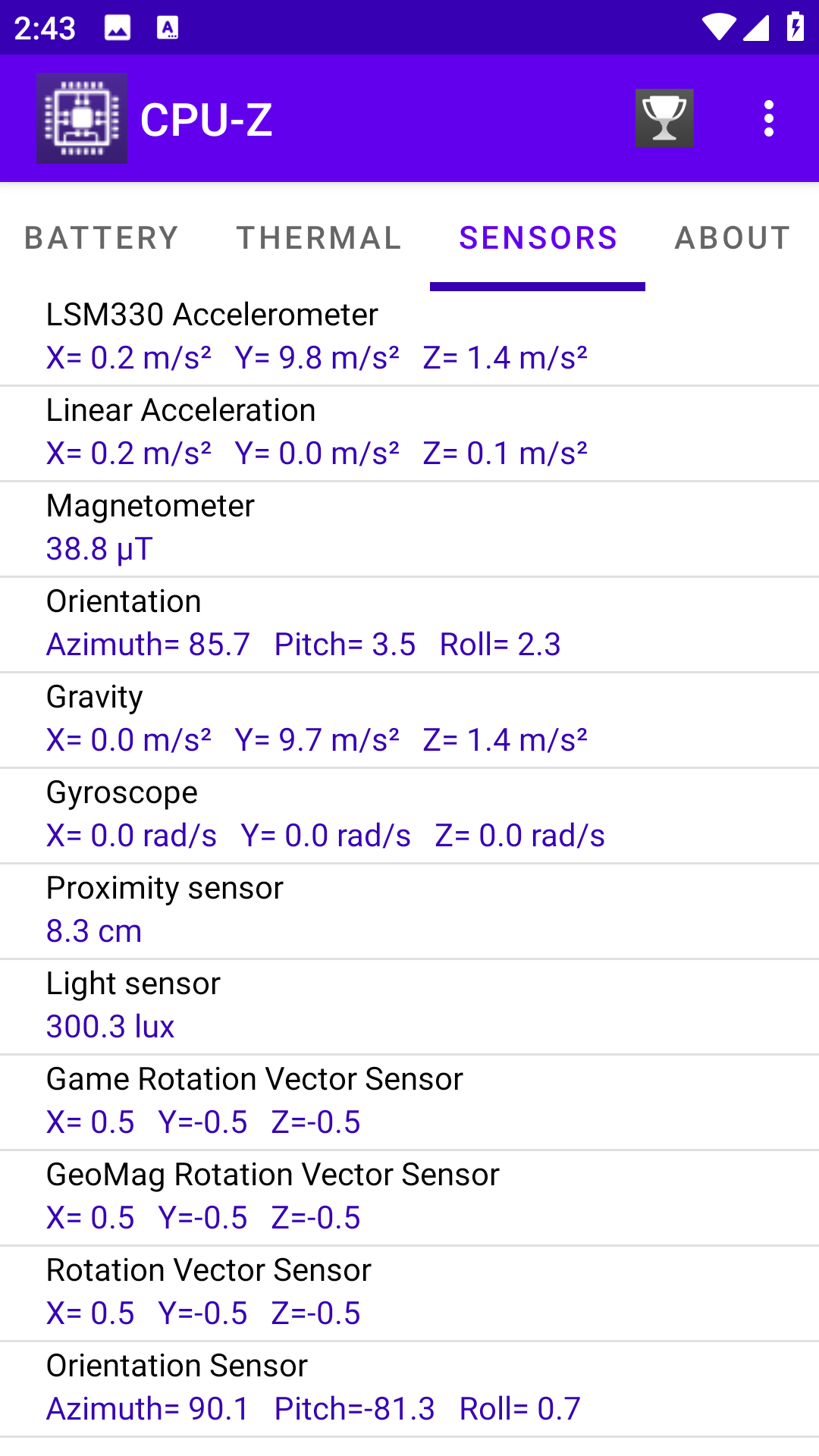 CPU-Z手機(jī)版 v1.51 安卓漢化版 1