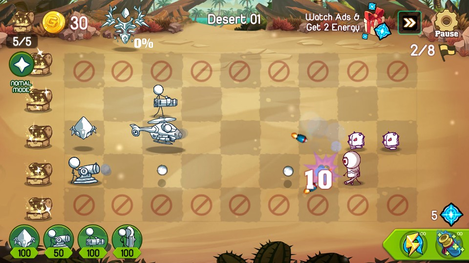 火柴人防御卡通戰(zhàn)爭 v1.2.7 1
