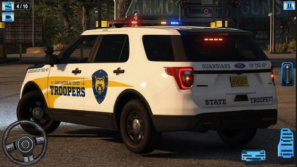 新的警車停車 v1.0 1