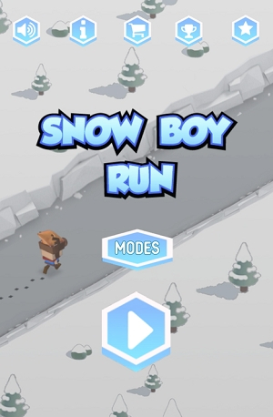 雪地男孩跑酷 v1.0 1