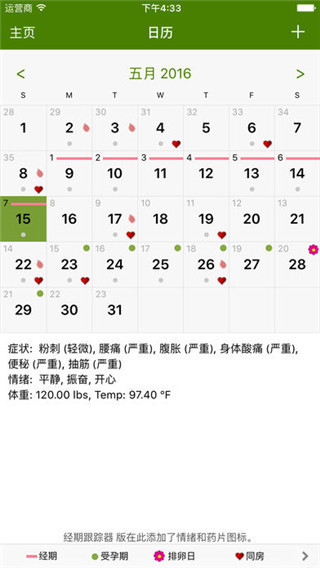 P Tracker經期跟蹤器 v12.5.13安卓精簡版 2