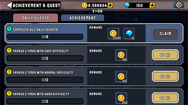 火柴人大戰無限金幣無限鉆石版 v0.5.4 2