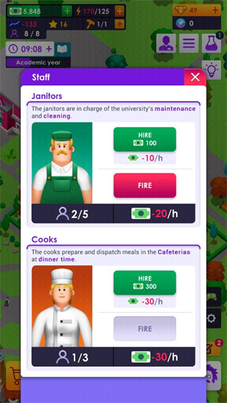 大學帝國大亨無限金幣 v1.2.3 1