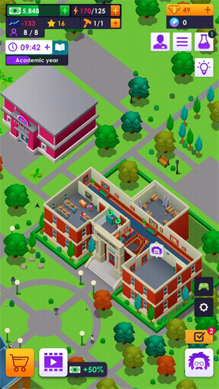 大學帝國大亨無限金幣 v1.2.3 2